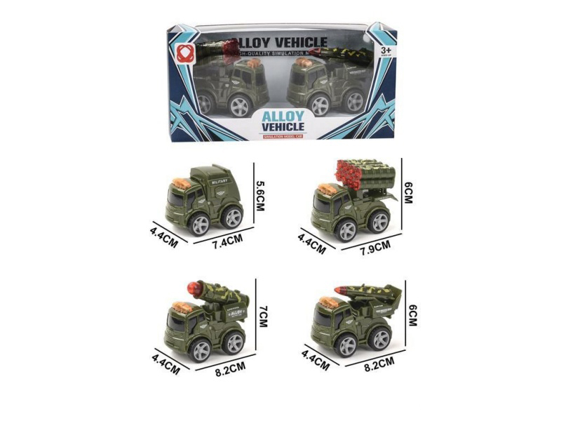 Two Pieces Of Inertial Military Alloy Vehicles
