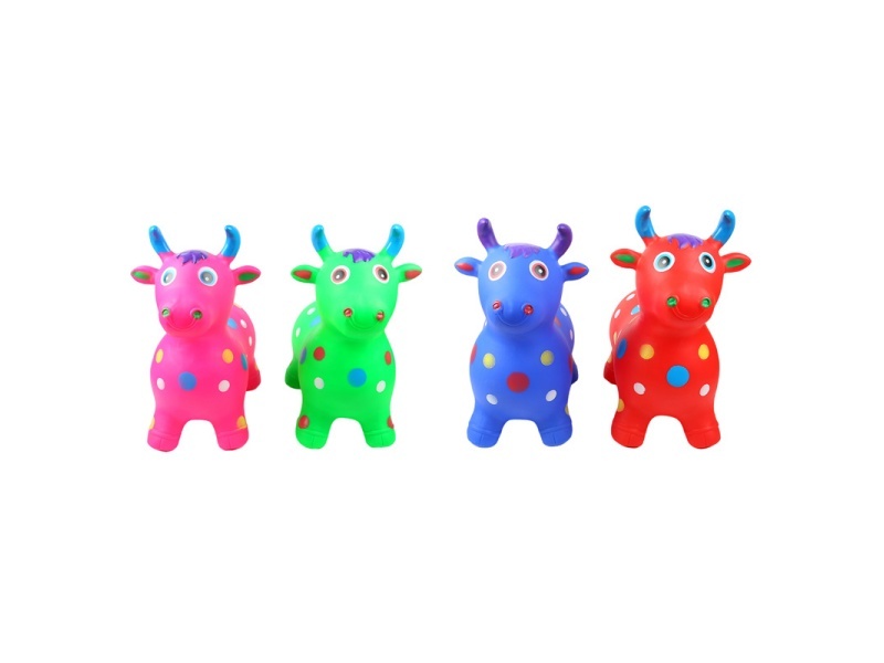 Inflatable Painted Cartoon Cow With Flash Music