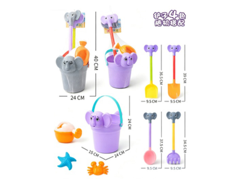 A Six-Piece Beach Set