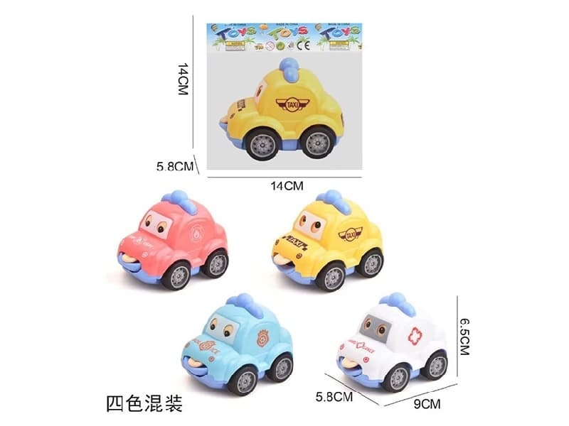 Cartoon Friction Car