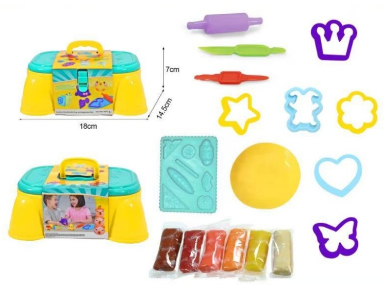 Hand-Held Storage Chair Clay Set