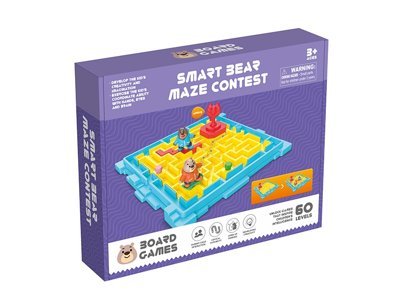 Smart bear Maze Contest Board Game