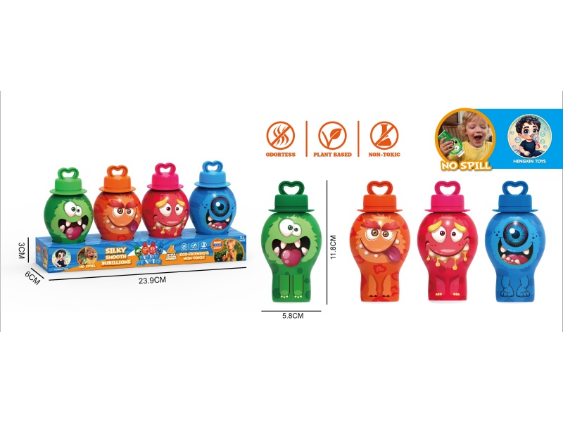 Monsters Don'T Spill Bubble Bottles