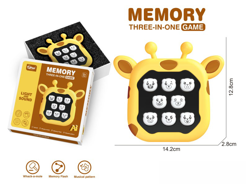 8-Key Bear Memory Game Machine - Giraffe