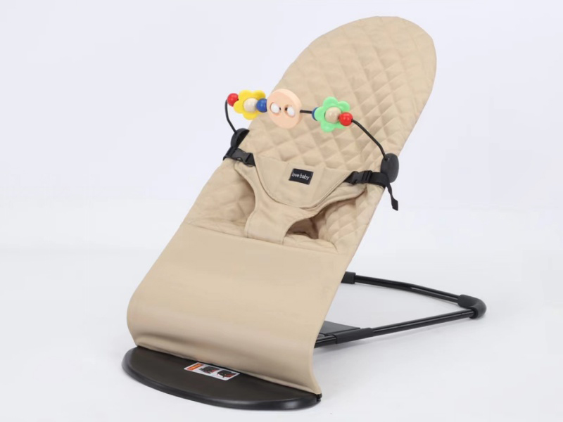 Baby Rocking Chair, Diamond Lattice Light Brown