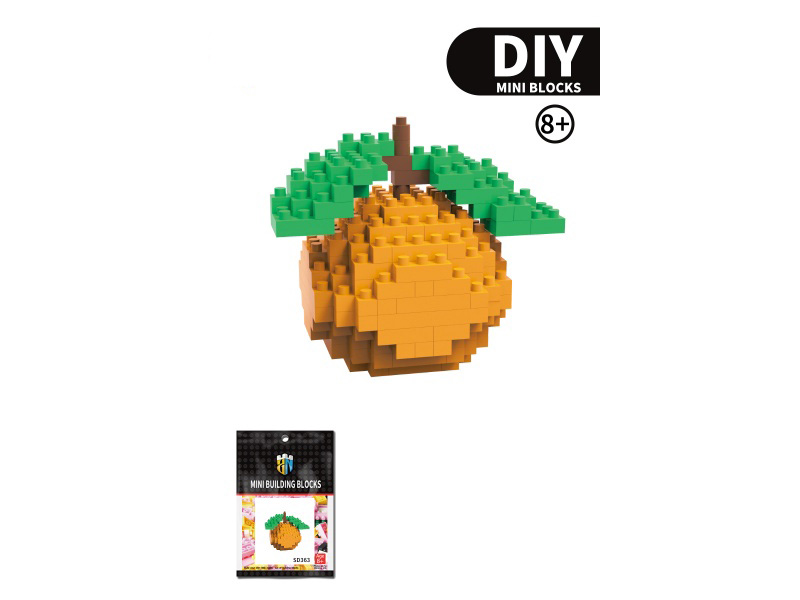 New Year Series - Good Luck (Orange) Building Blocks 188 PCS