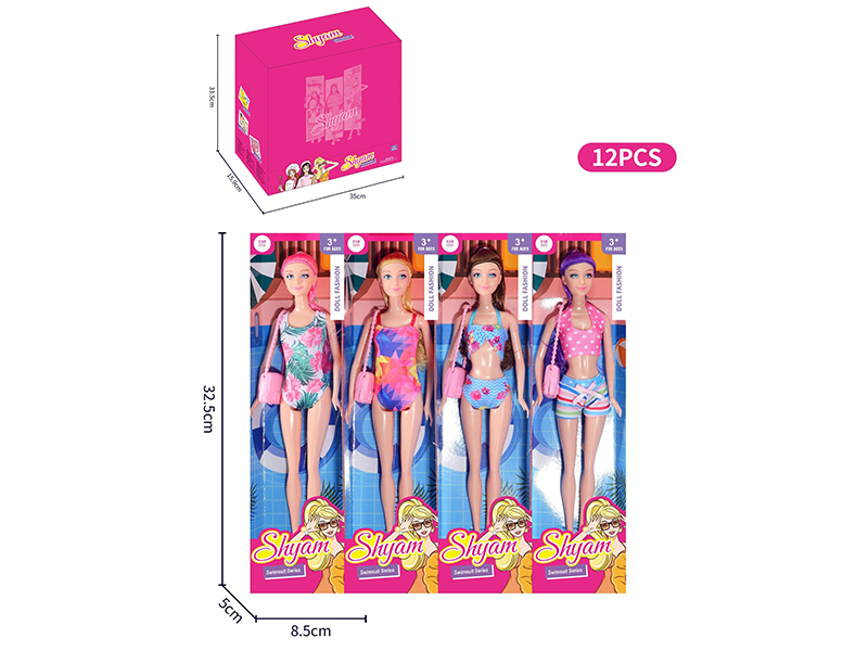 11.5" Swimwear Doll Series 12pcs