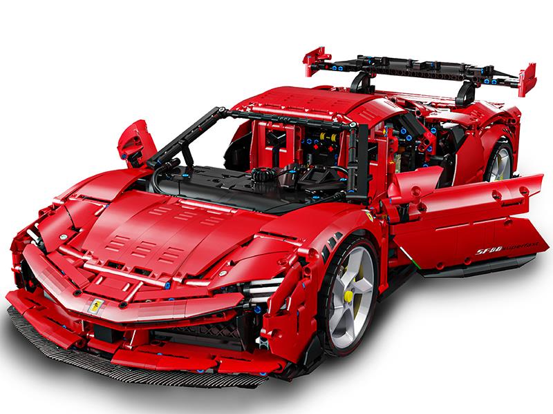 SF90 Car Model Building Blocks 4260PCS