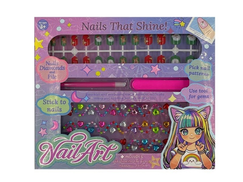 24-Piece Christmas Children'S Nail Art Set