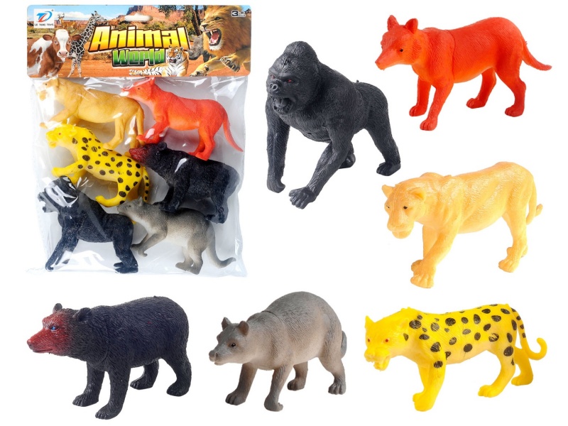 Pvc Simulation Animal 6Pcs