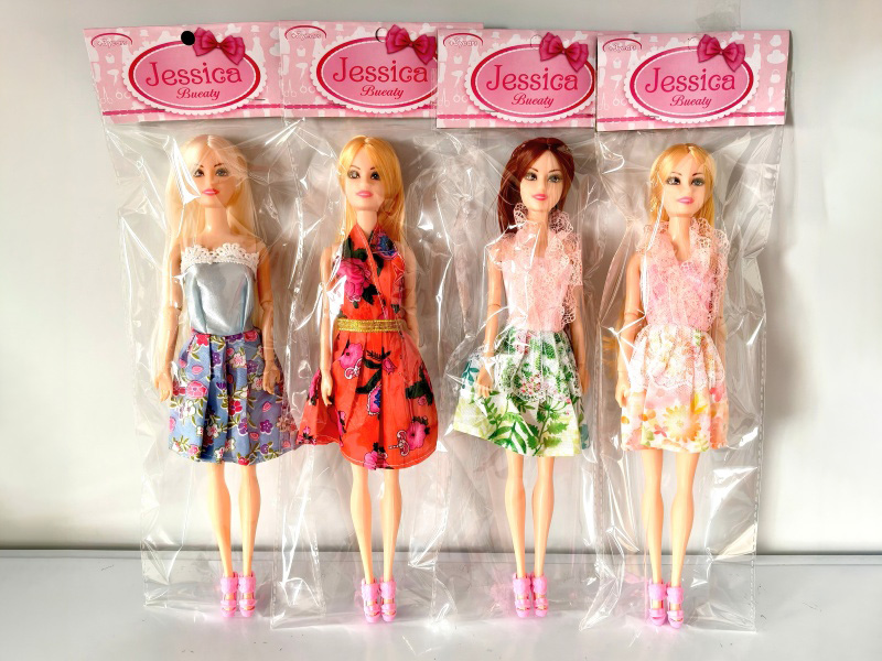 11-Inch 9-Joint Big-Foot Barbie Doll
