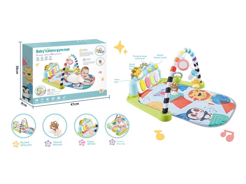 Animal Geometric Oval Pedal Guitar Fitness Stand