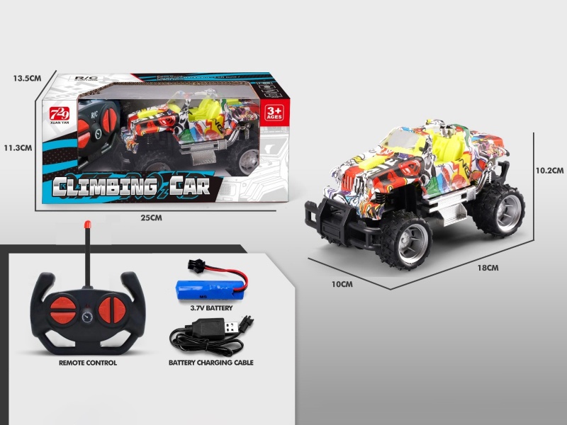 1:22 Graffiti Remote Control Cross Country Car