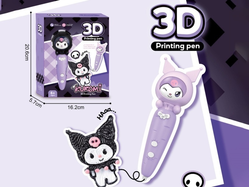 Kuromi, Pcl Low-Temperature 3D Printing Pen, 3D Drawing Pen