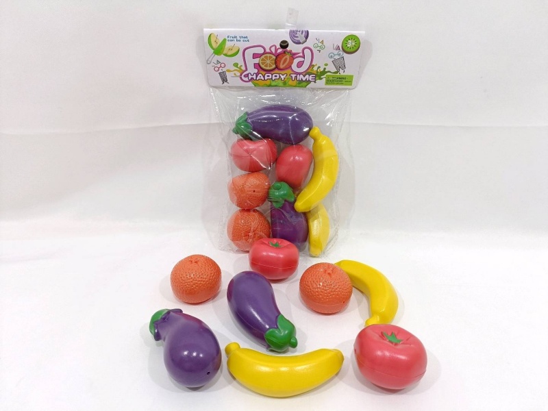 Tpr Soft Rubber Plays House With Fruits And Vegetables