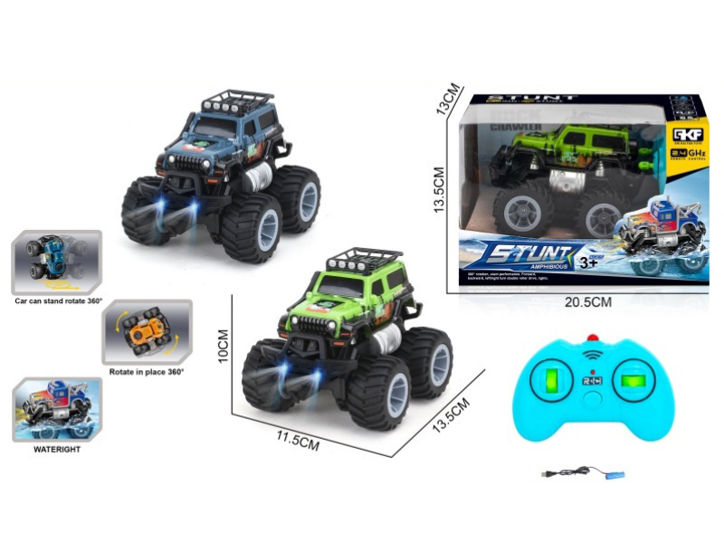 2.4G Remote Control Amphibious Graffiti Off-Road Vehicle