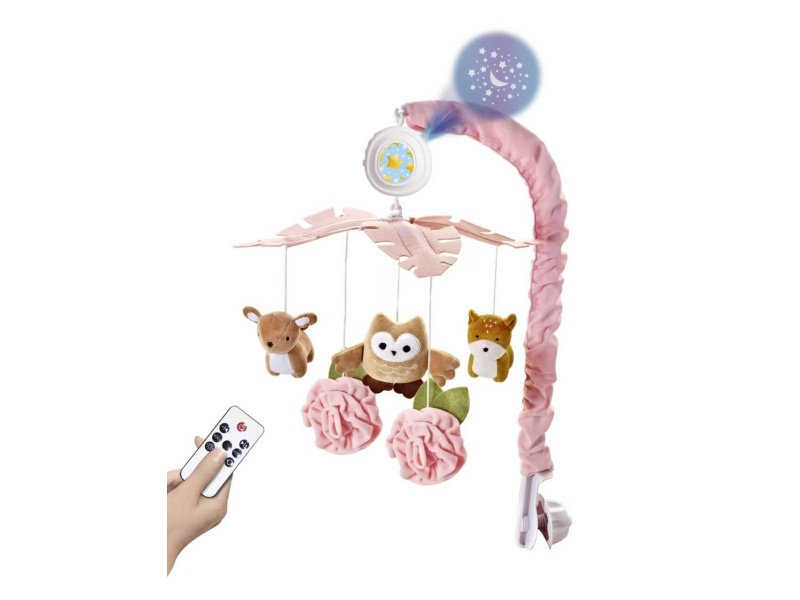 Light Projection Bedside Bell With Remote Controller