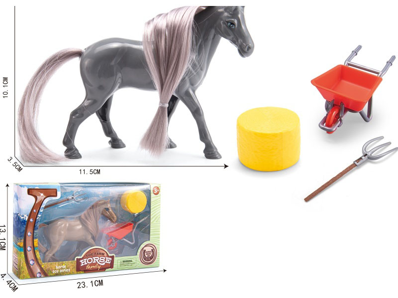 Racecourse Set Of Simulated Fur