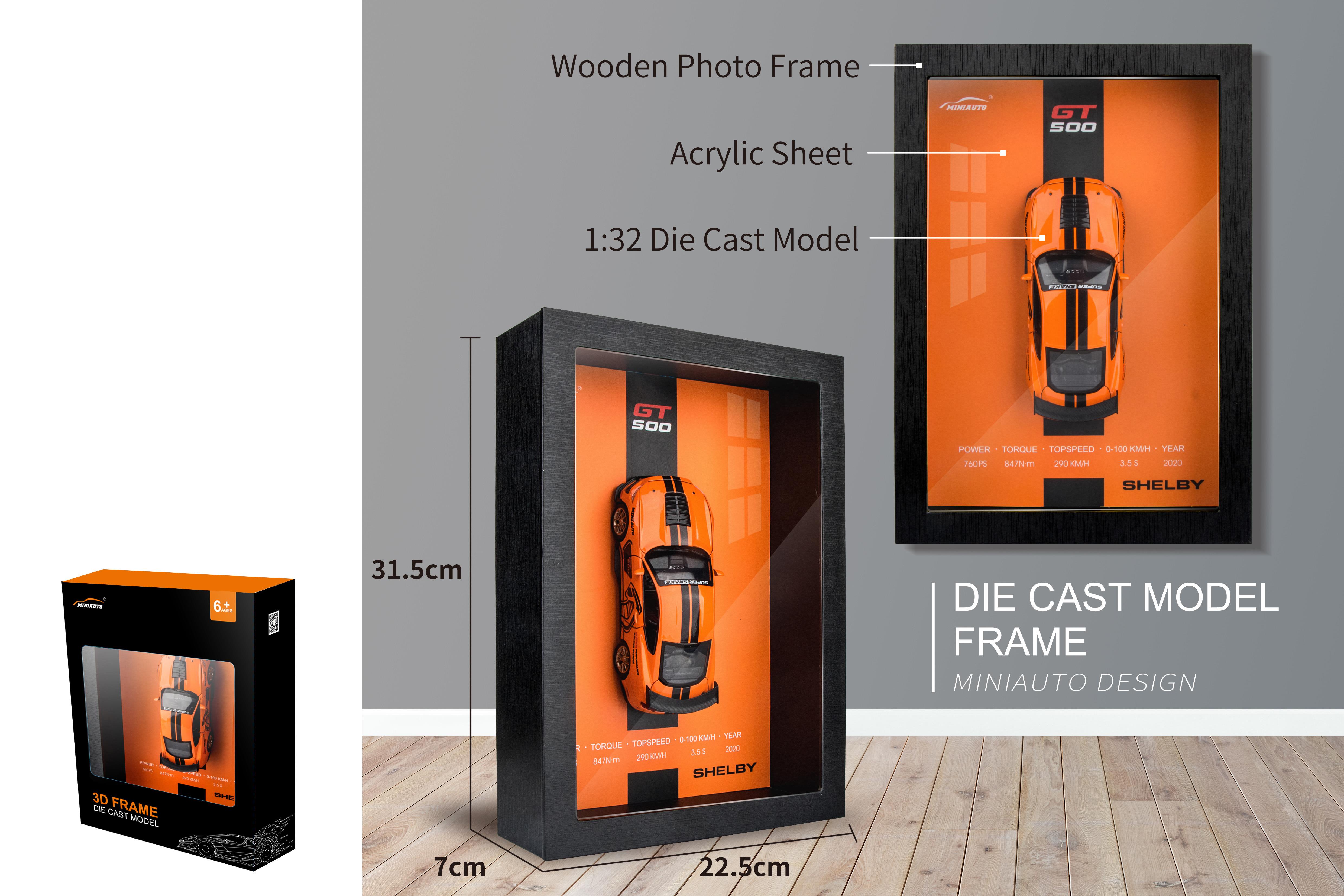 1:32 Wild Horse Gt500- Three-Dimensional Hanging Painting