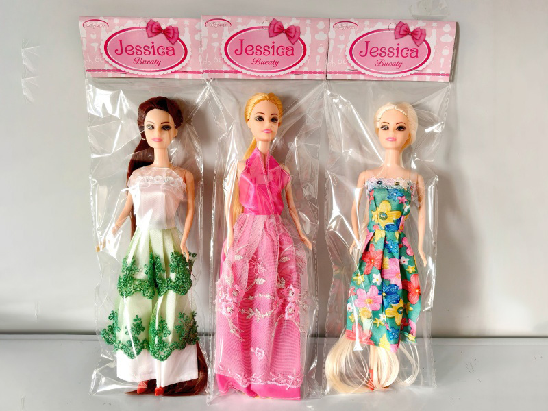 11-Inch Solid Long-Haired Barbie Doll