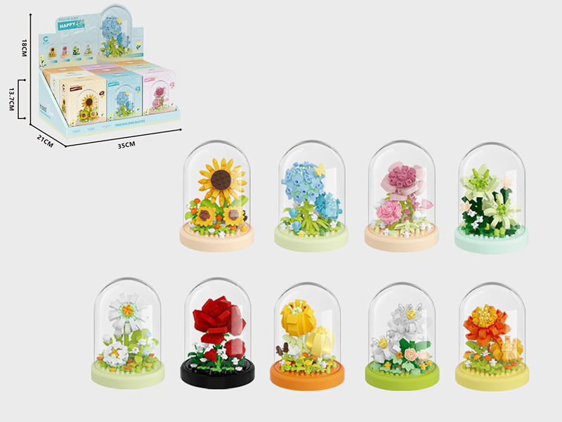 Flower Building Blocks 1533PCS