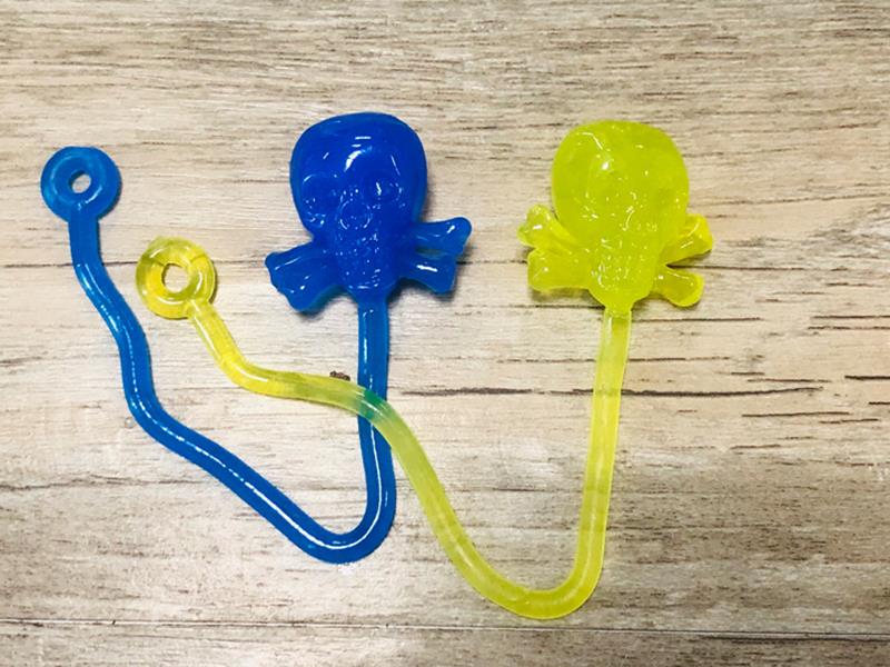 TPR Sticky Skeleton Toy