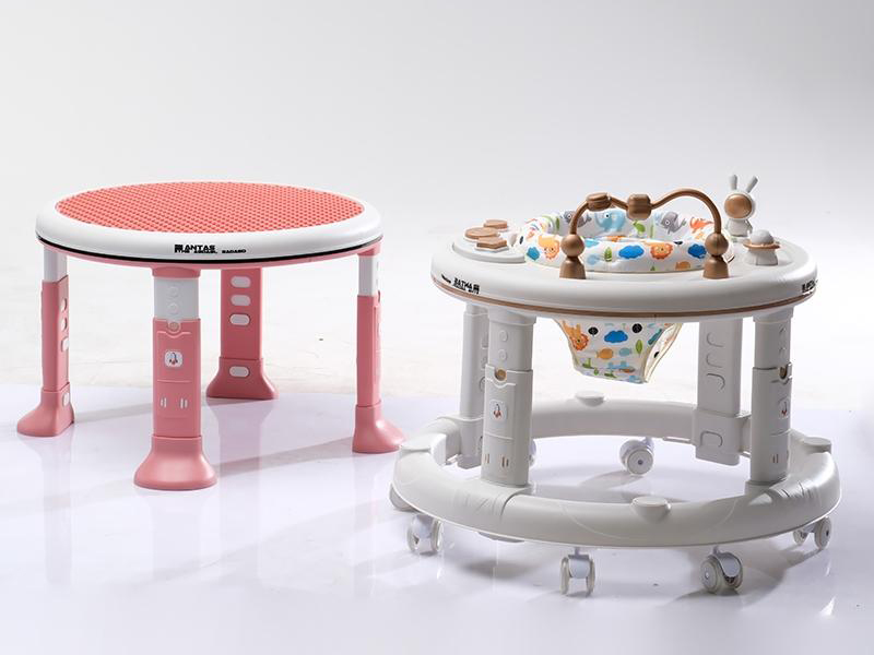 2 In 1 Baby Walker & Building Blocks Table With Music