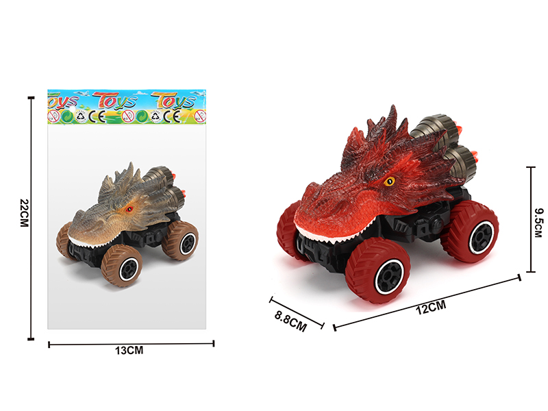 Pull Back Fire Dragon Car