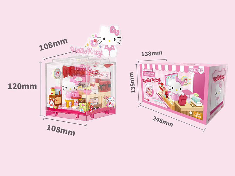 Hello Kitty Dreamy Dessert House Building Blocks