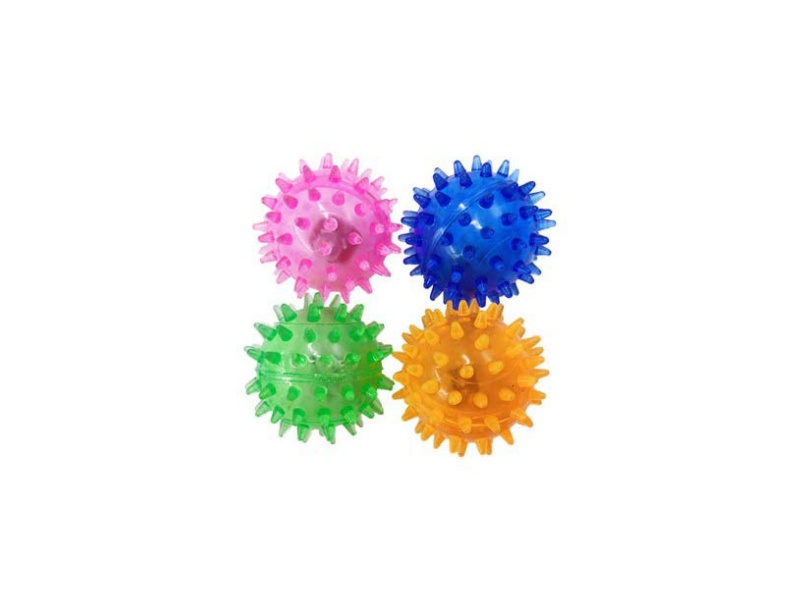 A 5-Centimeter Pet Toy With A Lighted Spiny Ball