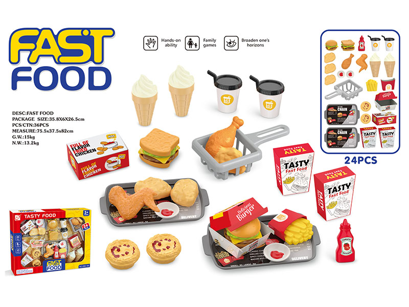 Fast Food Set 24pcs