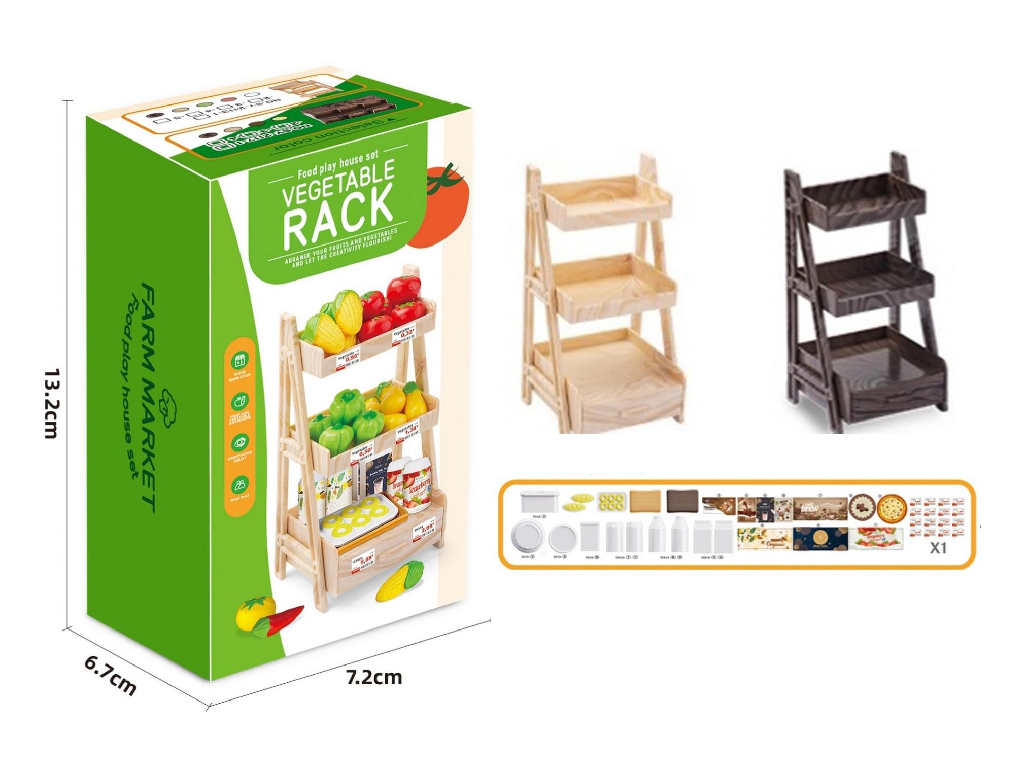 Mini Store Shelf + Bread Accessories