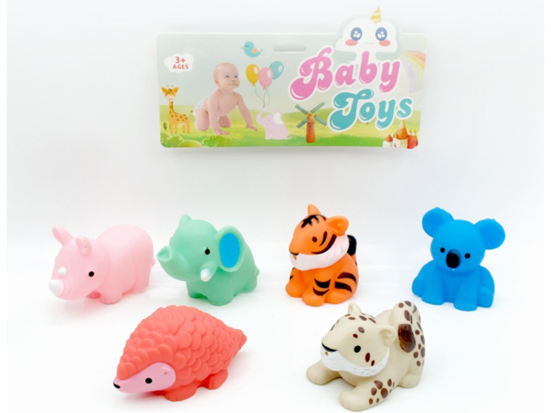 Vinyl Animals With Bb Whistles