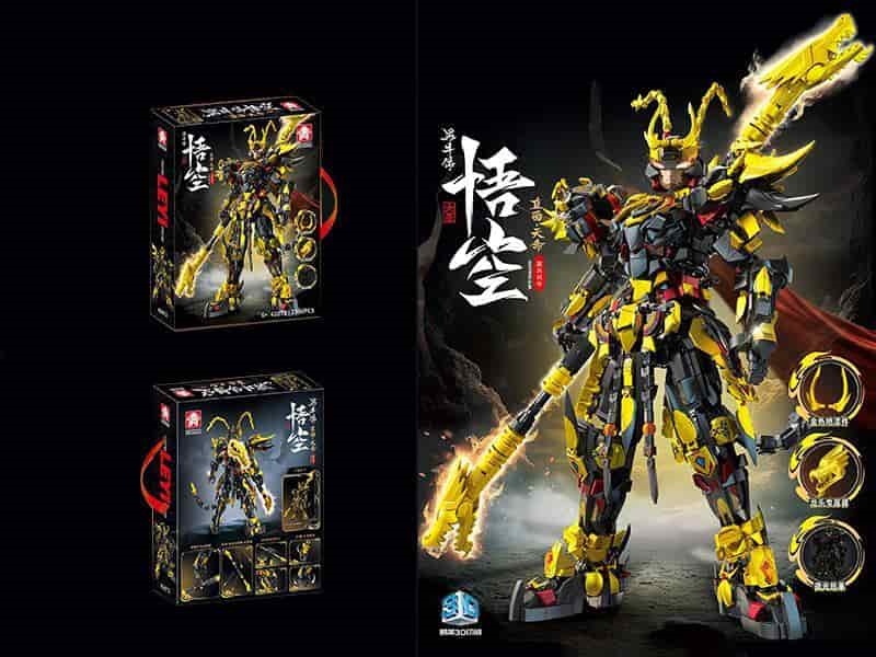 Black Wukong Mech Building Blocks 2366pcs