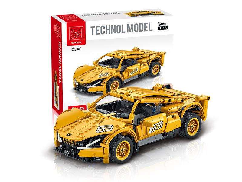 1:16 Lamborghini Building Blocks 873pcs
