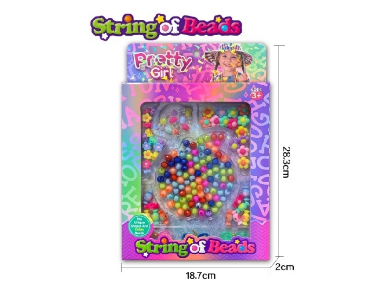 Apple Multi Color Beads, Double Color Beads Set