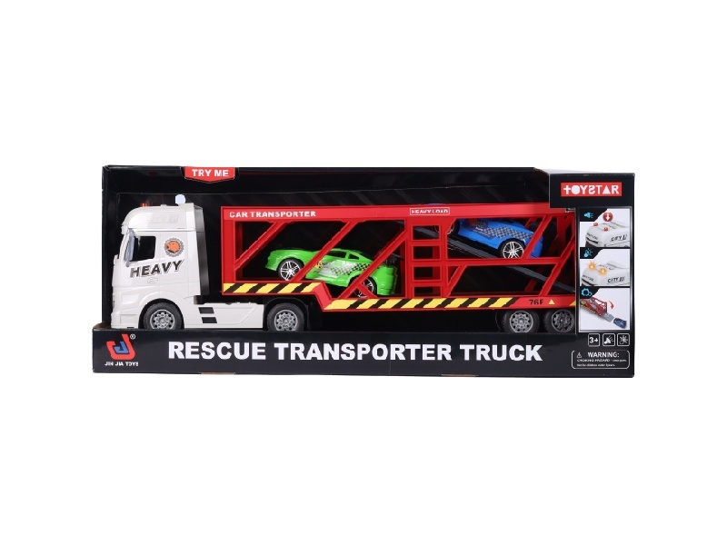 1:12 Double-Layer Inertial Transport Vehicle (Sound, Light, Multi-Functional)