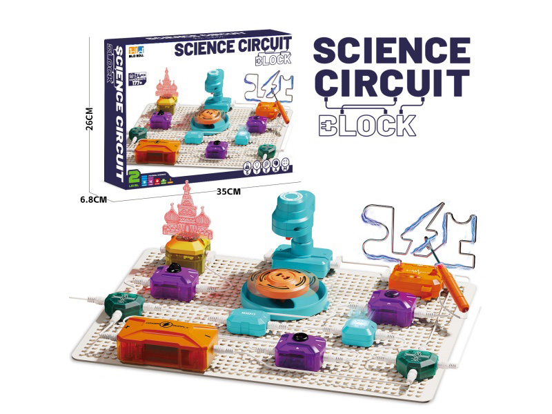 Circuit Building Blocks: Gyroscope Transmitter + Electric Shock Maze + Light Guide Column Light Guide Room + Indicator Light