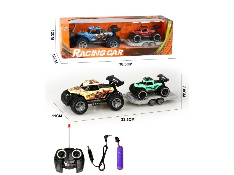 1:24 Four-Way Skeleton Remote Control Vehicle Inertial Off-Road Vehicle