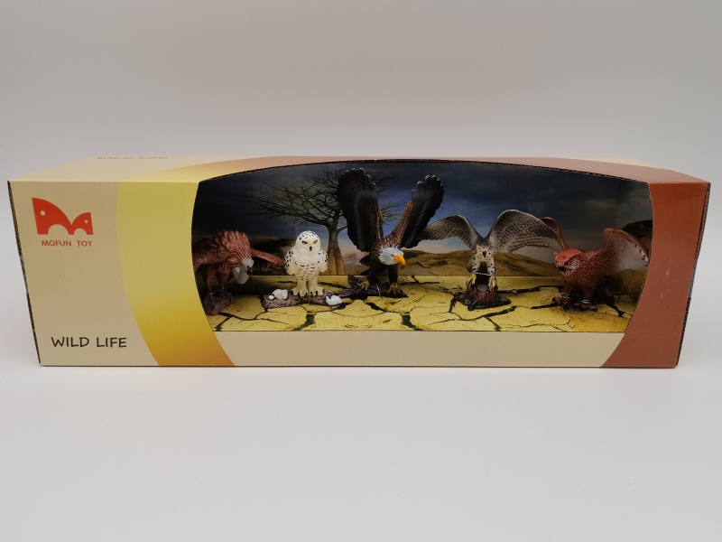 Vulture + Peregrine Falcon + Snowy Owl Stoop + Sea Eagle + Hyena Model