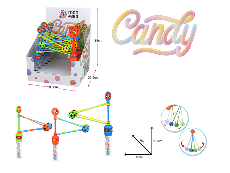 Bumper Ball Candy Toys 12pcs