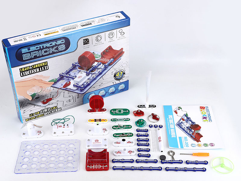 Light & Shadow Controlled Electronic Building Blocks