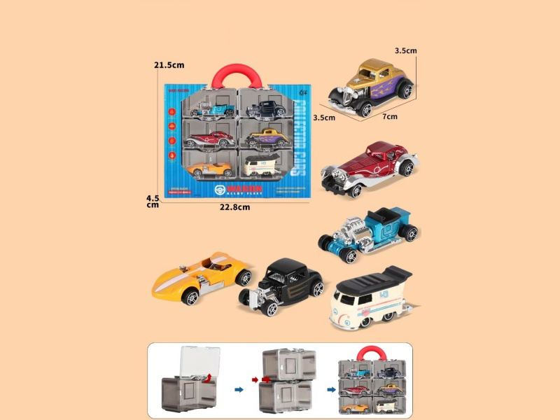 Alloy Roller Coaster Set Of 6 Pieces