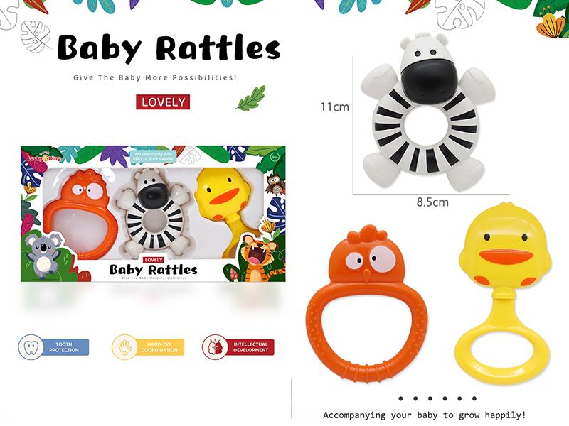 Baby Rattles 3pcs