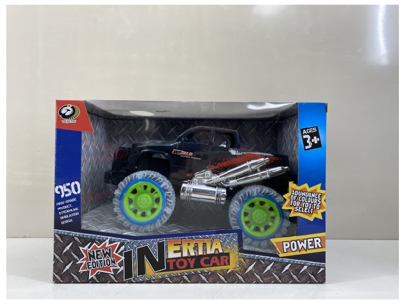 Transparent Wheel  Friction Car (With Lights And Music)