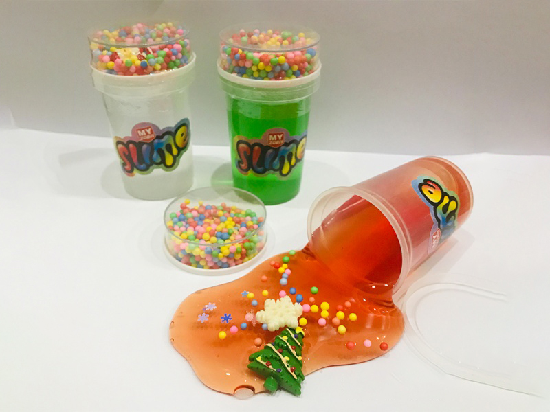 Crystal Mud Slime Christmas Snowflake Putty