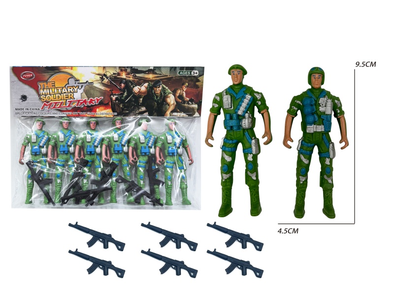 6 Soldiers' Guns (Army Green)