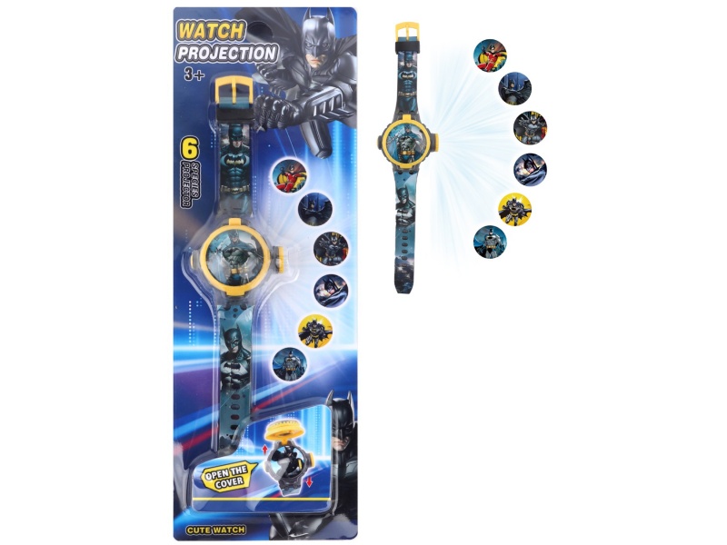 Bat Projection Rotating Electronic Watch