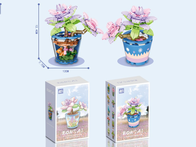 Building Blocks: Succulent Building Block Flower Shop 173 Pieces