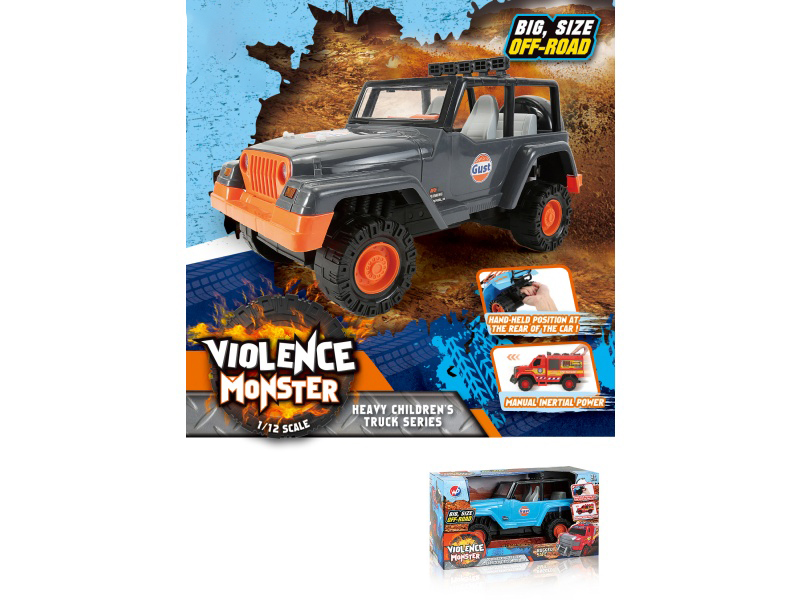 1:12 Hot Wheels Jeep Inertia Car